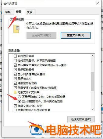 windows10隐藏文件夹怎么显示 win10文件夹隐藏文件怎么显示 系统教程 第2张