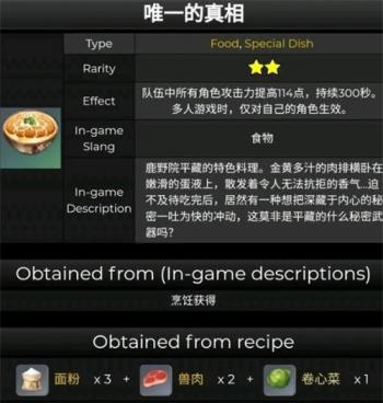 原神唯一的真相食谱怎么做 系统教程 第2张