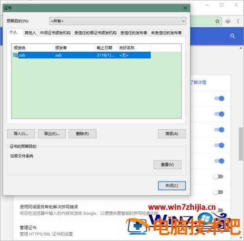 谷歌浏览器证书如何查看 谷歌浏览器怎么查看证书 应用技巧 第6张