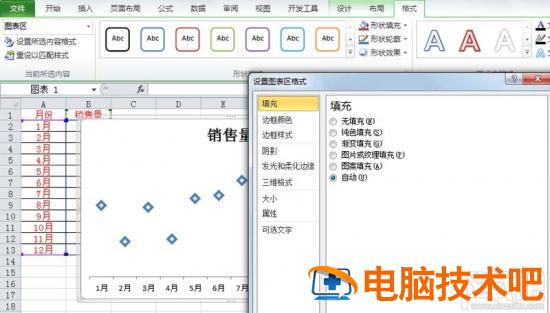 excel中炫酷折线图怎么设计 excel制作好看的折线图 软件办公 第6张