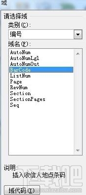 word2016中域如何插入 word中域的使用方法 软件办公 第5张