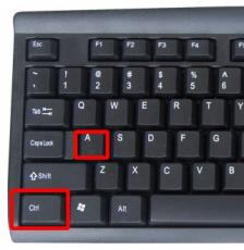 微软word的全选快捷键是什么 word里全选快捷键是什么 软件办公 第1张