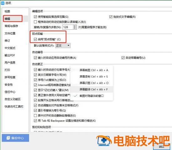 wps中word文档如何使用即点即输功能 wps即点即输开启后,为什么不管用插图3电脑技术吧