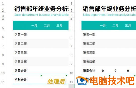Excel中制作报表有哪些技巧 excel制作报表教程插图6电脑技术吧