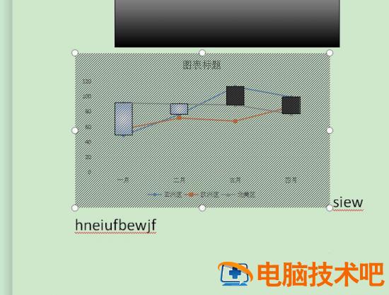 word折线图怎么删除外框的实线 word折线图去除边框插图1电脑技术吧