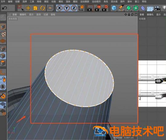 C4D创建面封顶的详细步骤 c4d封顶在哪里打开 软件办公 第4张