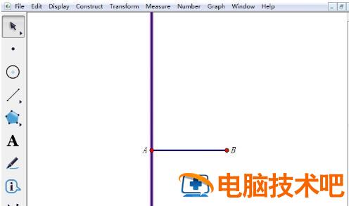 几何画板绘制直角三角形的详细步骤 几何画板如何直角三角旋转 软件办公 第2张