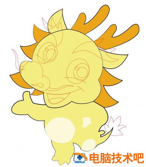 ai怎么龙生肖卡通图插图4电脑技术吧