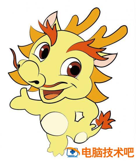 ai怎么龙生肖卡通图插图12电脑技术吧