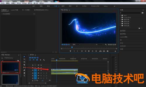 premiere如何清除已添加的视频特效 pr怎么删除转场特效插图2电脑技术吧