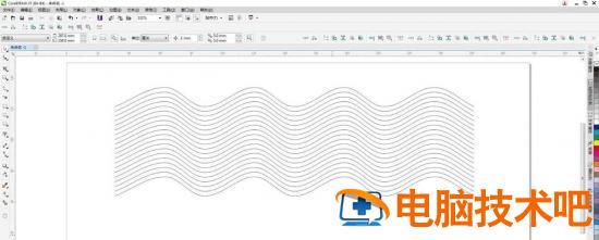 cdr怎么快速将直线变成波浪线 cdr直线怎么变成虚线插图5电脑技术吧