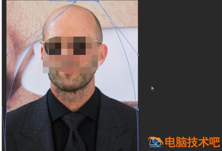 ps人物图像脖颈部分怎么变细 ps怎么将人的脖子修短插图5电脑技术吧