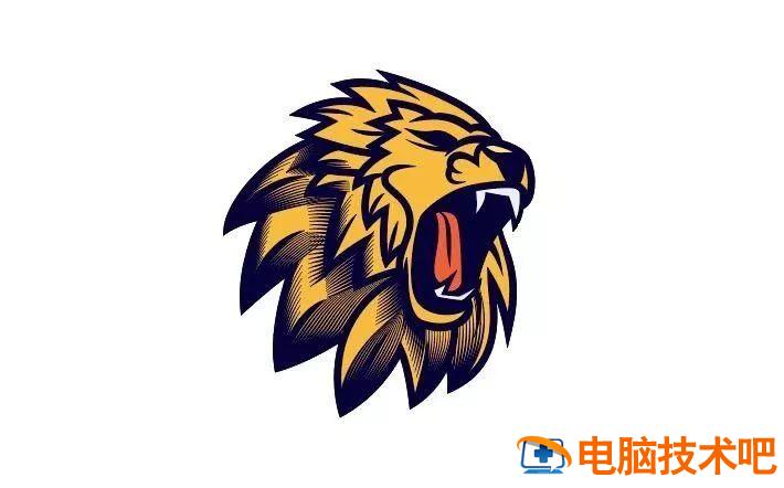 AI怎样绘制炫酷狮子插画 ai怎么画狮子插图8电脑技术吧