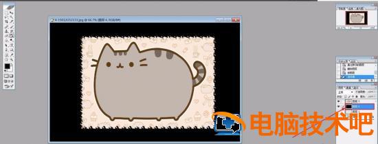 如何用ps滤镜制作漂亮边框 ps滤镜图片框插图9电脑技术吧