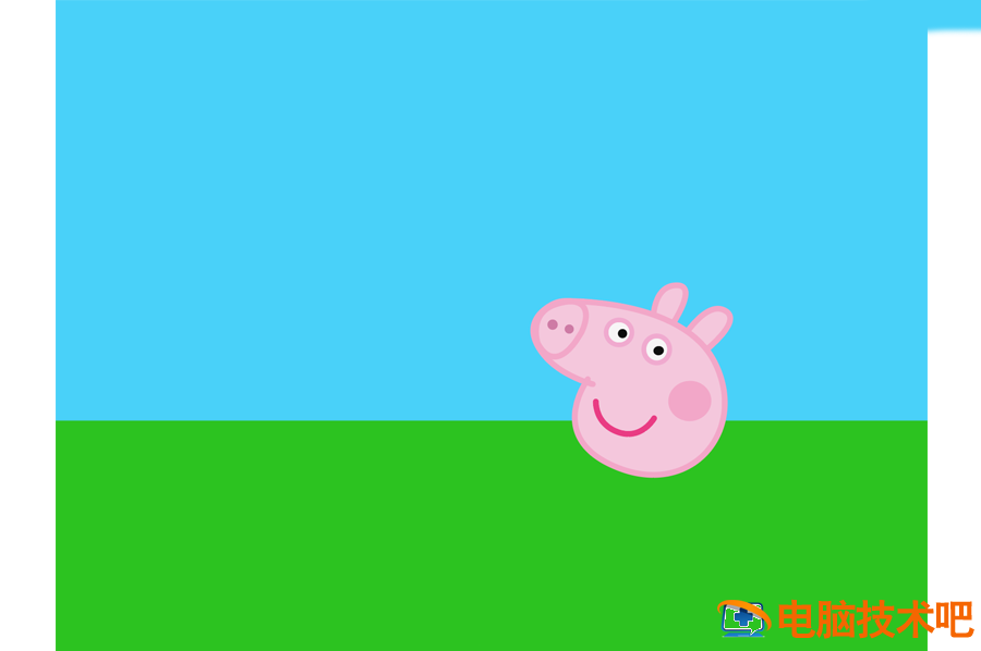 AI绘制卡通风格人物小猪佩奇 ai小猪佩奇怎么画一步一步教我要特别简单的插图6电脑技术吧