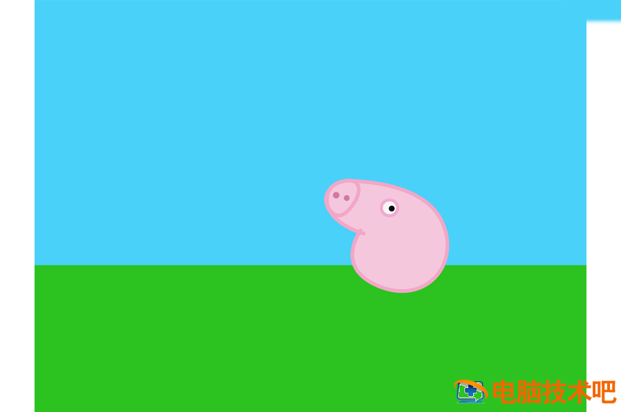 AI绘制卡通风格人物小猪佩奇 ai小猪佩奇怎么画一步一步教我要特别简单的插图3电脑技术吧
