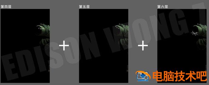 PS怎样做一个动感酷炫水人照片 ps人像水彩画教程插图6电脑技术吧