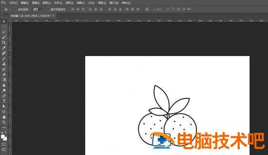 ps怎么画简笔画杨梅图案 怎样画杨梅插图6电脑技术吧