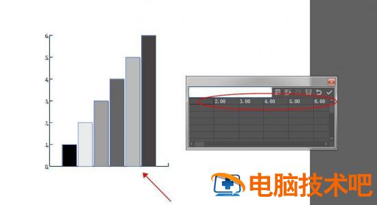 怎么制作ai柱形图表 ai如何制作柱形图插图3电脑技术吧