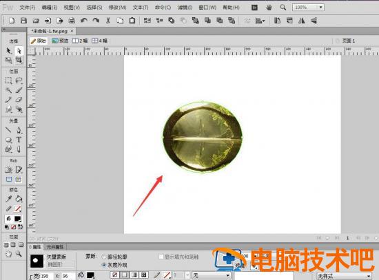 Fireworks怎么只显示图片的一部分 fireworks调整图片清晰度插图5电脑技术吧