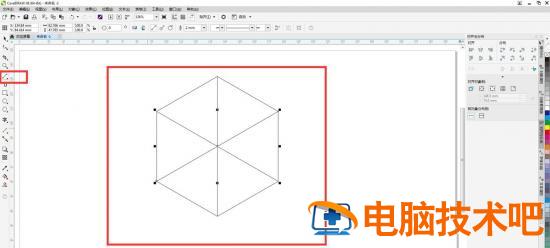 cdr怎么画立体的模仿方块 cdr怎么做立方体插图1电脑技术吧