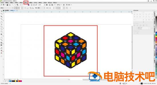 cdr怎么画立体的模仿方块 cdr怎么做立方体插图10电脑技术吧