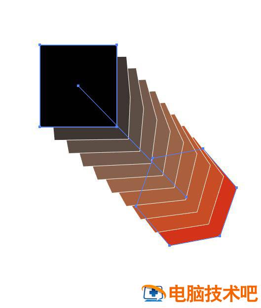 ai怎样设置反向堆叠 ai反向堆叠怎么用插图4电脑技术吧