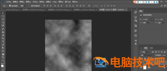 ps如何快速制作亚麻布纹理背景 ps亚麻布怎么做插图2电脑技术吧