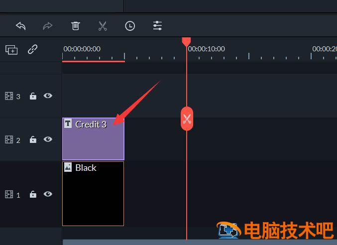 万兴喵影filmora镂空字幕怎么制作 万兴喵影模板视频剪辑教程插图3电脑技术吧