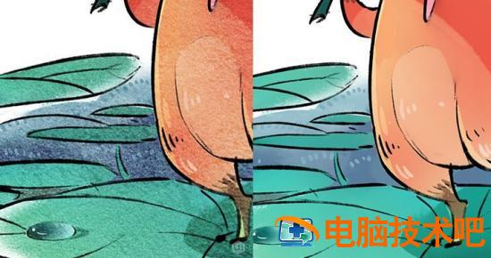 PS如何制作踩在荷叶上小狐狸插画插图1电脑技术吧