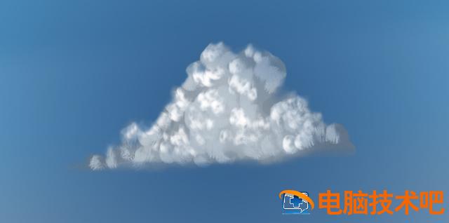 Photoshop怎样绘制蓬云彩 ps怎么把云彩做成彩霞插图7电脑技术吧