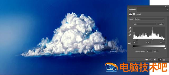 Photoshop怎样绘制蓬云彩 ps怎么把云彩做成彩霞插图12电脑技术吧