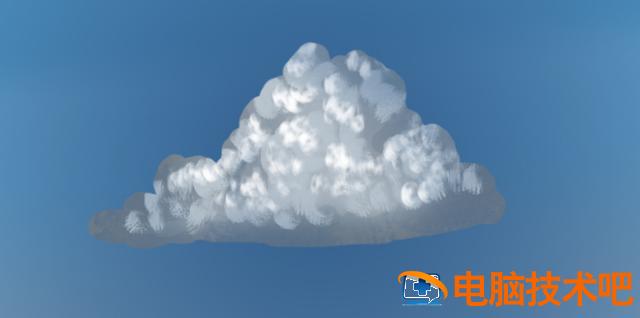 Photoshop怎样绘制蓬云彩 ps怎么把云彩做成彩霞插图6电脑技术吧