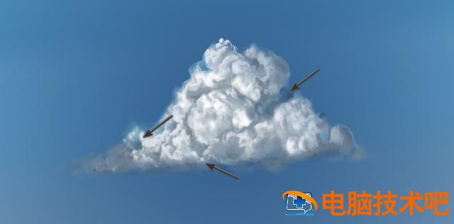 Photoshop怎样绘制蓬云彩 ps怎么把云彩做成彩霞插图9电脑技术吧