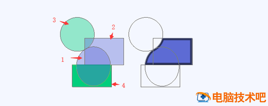 PS如何绘制简笔画航天飞机图标 航天飞机画法插图6电脑技术吧